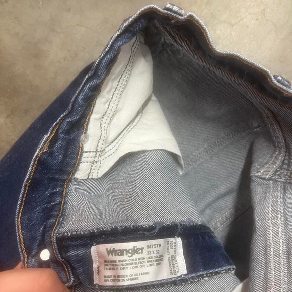 Wrangler Men's Bootcut Jeans - Dark Blue - Picture 4 of 6